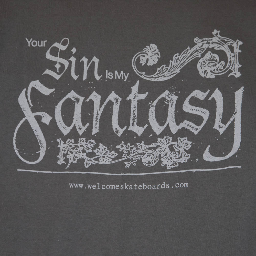 Welcome Skateboards - Paladin T-Shirt - Vintage Black