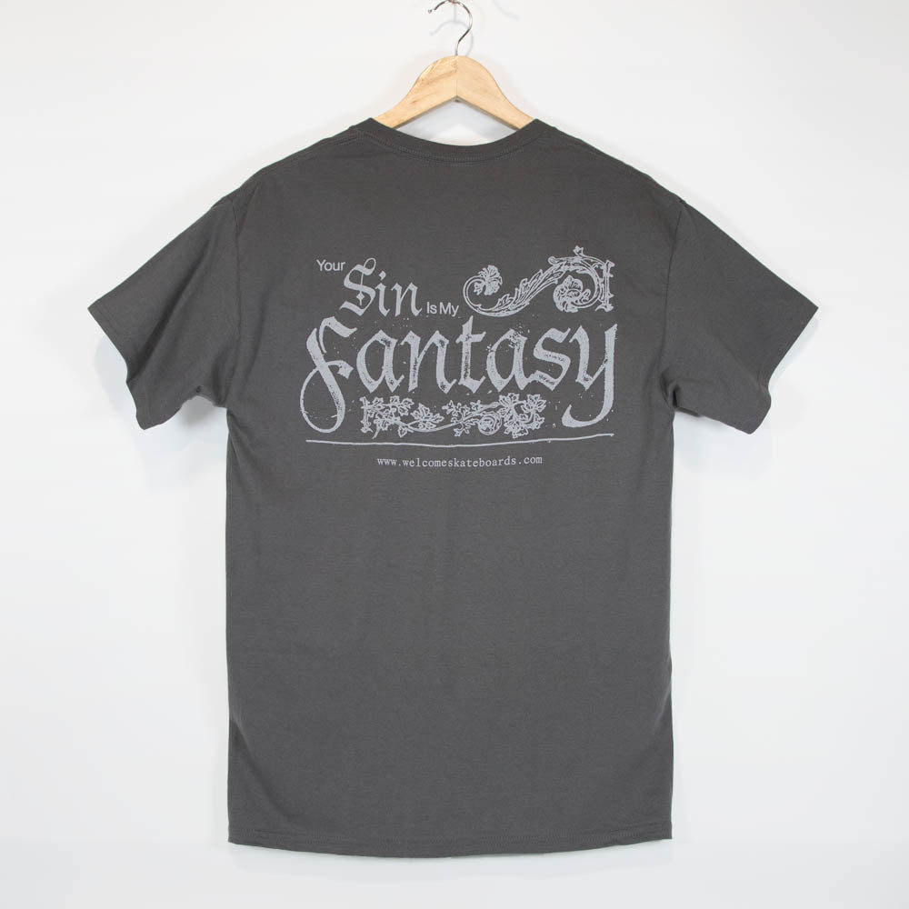 Welcome Skateboards - Paladin T-Shirt - Vintage Black