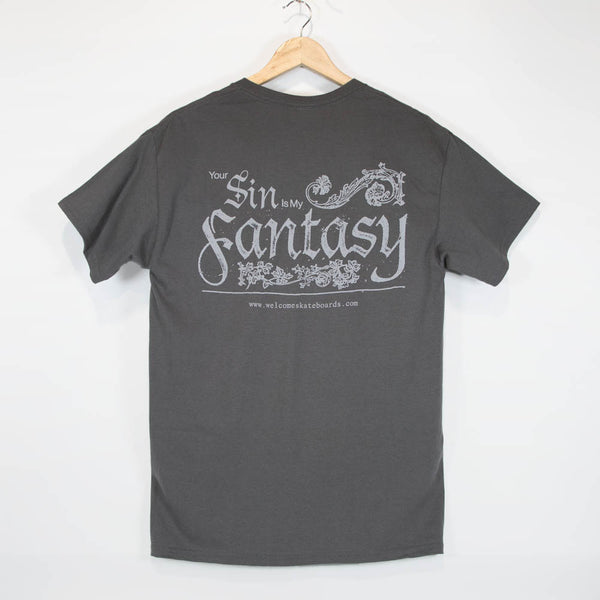 Welcome Skateboards - Paladin T-Shirt - Vintage Black