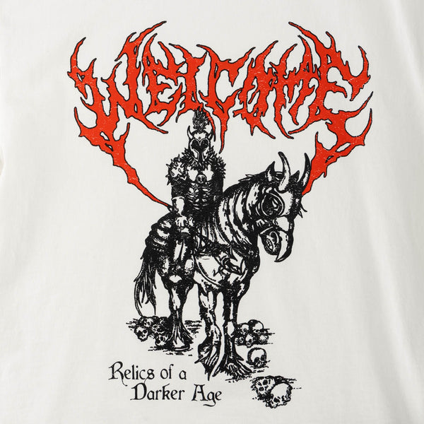 Welcome Skateboards - Relic Boxy Garment-Dyed T-Shirt - White