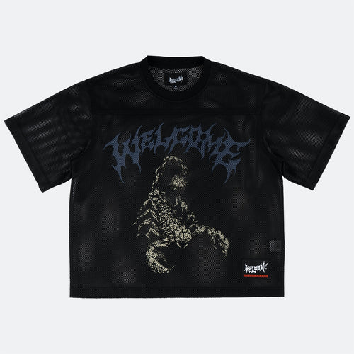 Welcome Skateboards - Mace Footaball Jersey - Black / Blue