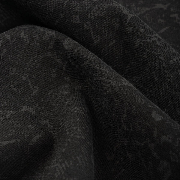 Welcome Skateboards - Serpent Enzyme-Washed Animal Print Pullover Hooded Sweatshirt - Black