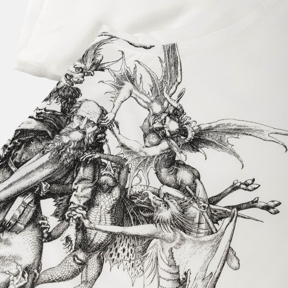 Welcome Skateboards - Torment Printed Linen Short Sleeve Shirt - White