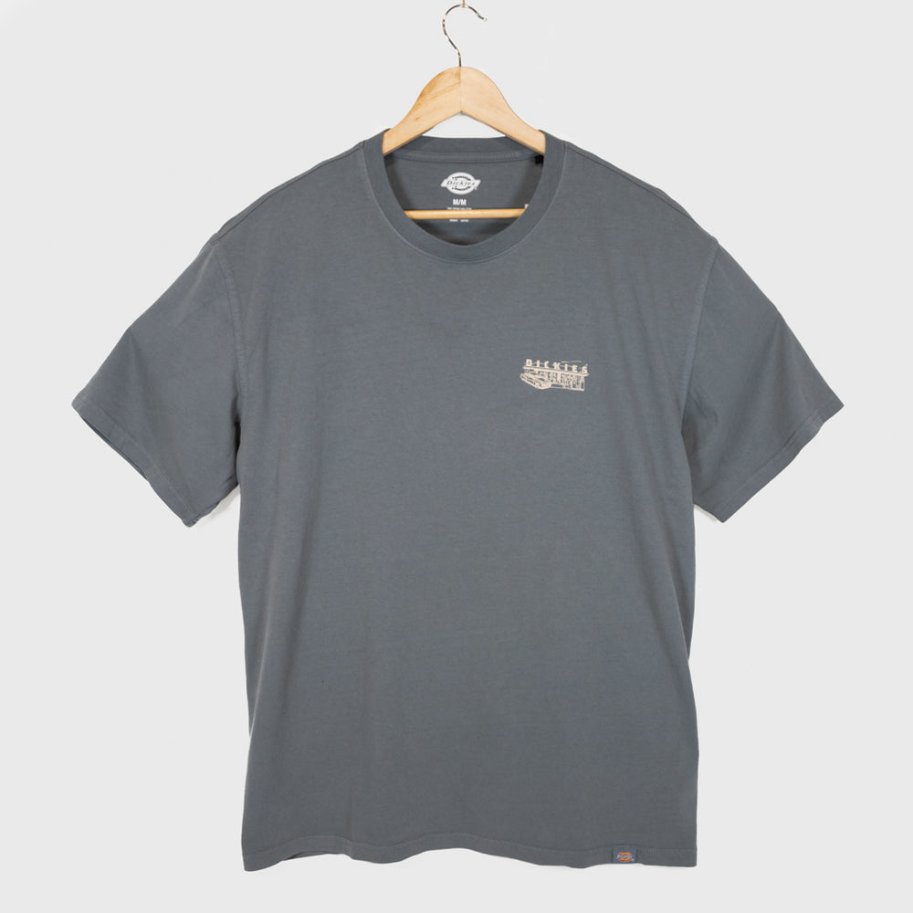 Dickies Service Station Stormy Weather Blue T-Shirt