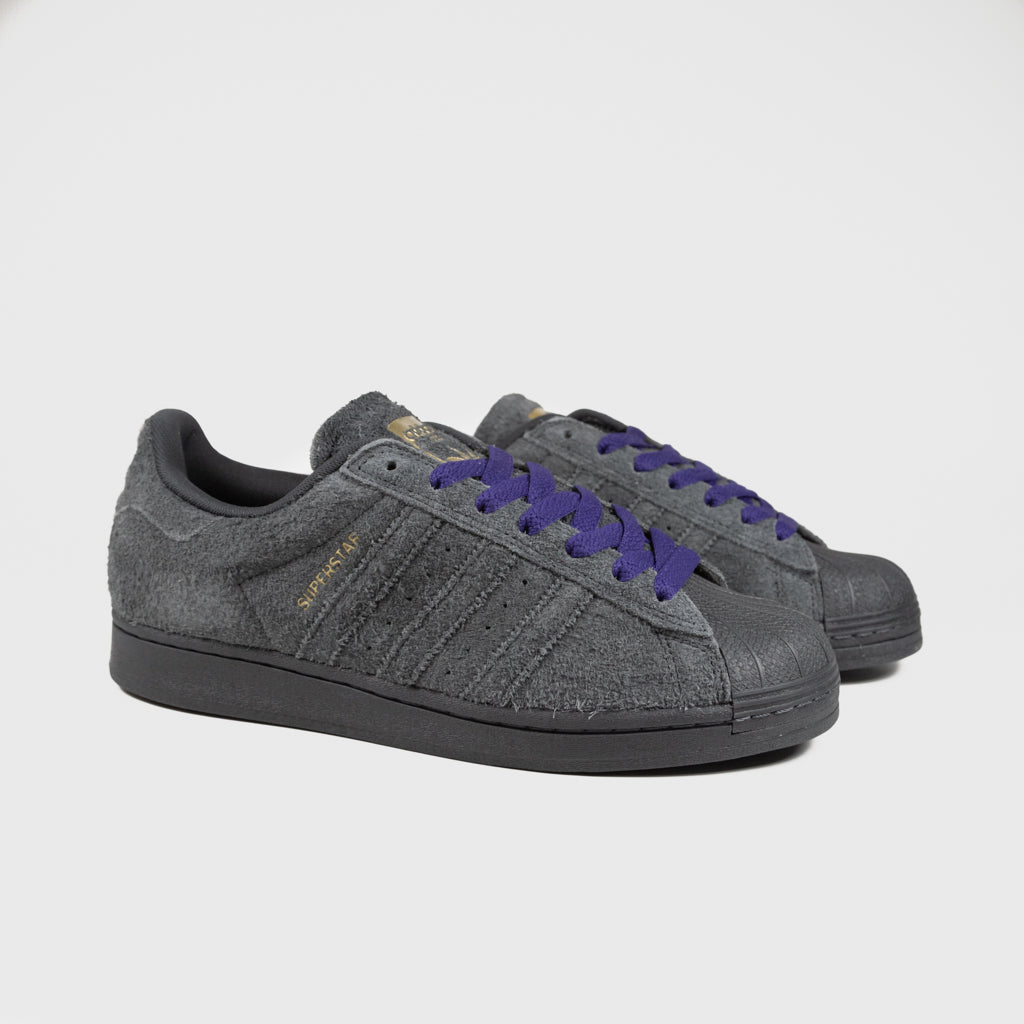 Adidas Skateboarding Carbon Grey Superstar ADV Shoes