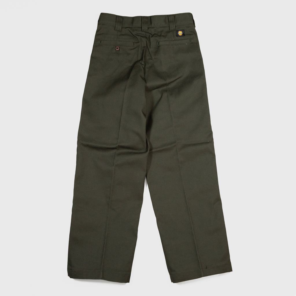 Dickies Youth Spitfire Olive Green Double Knee Work Pant