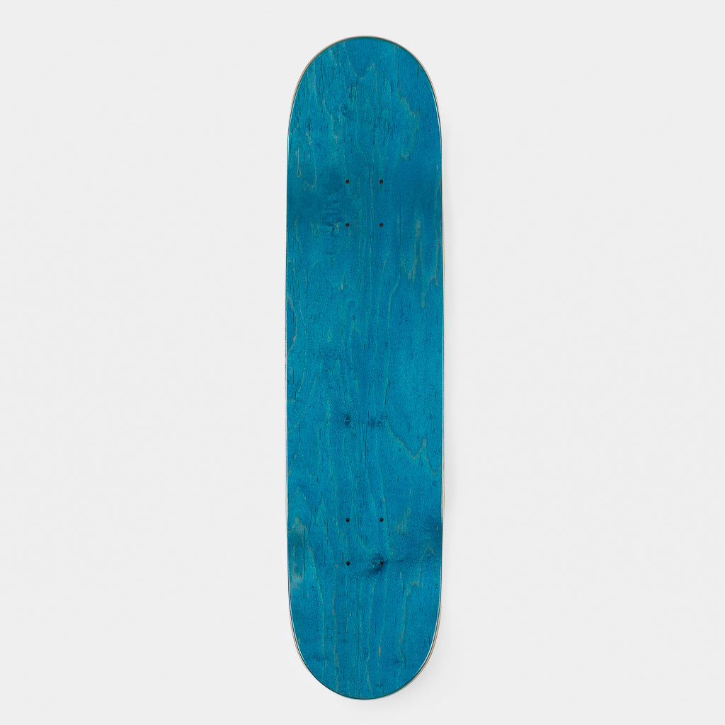 Welcome Skate Store 7.75” Laser Blue Skateboard Deck