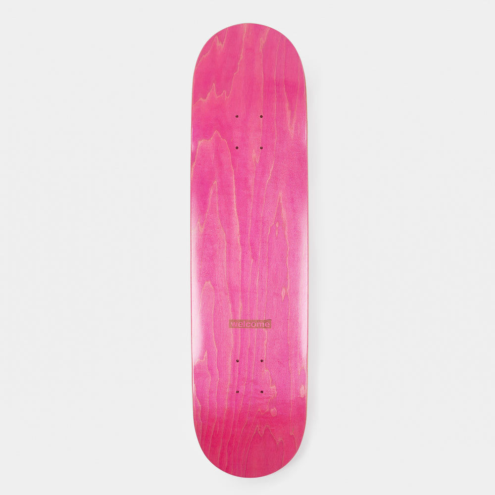 Welcome Skate Store 8.0” Laser Pink Skateboard Deck