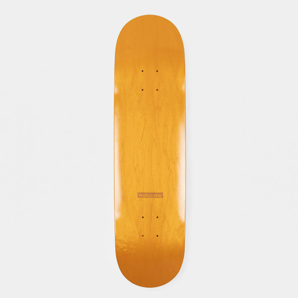 Welcome Skate Store 8.125” Laser Orange Skateboard Deck