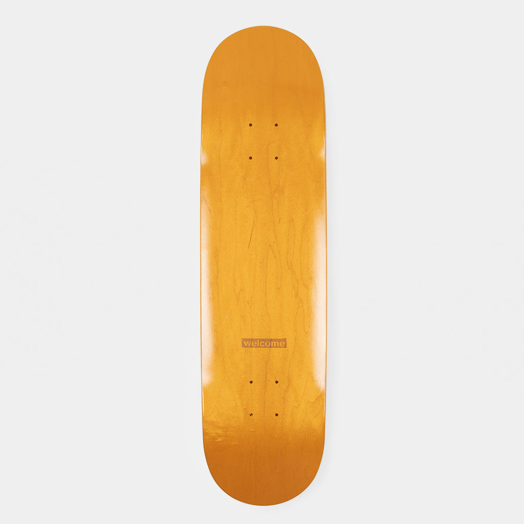 Welcome Skate Store 8.125” Laser Orange Skateboard Deck
