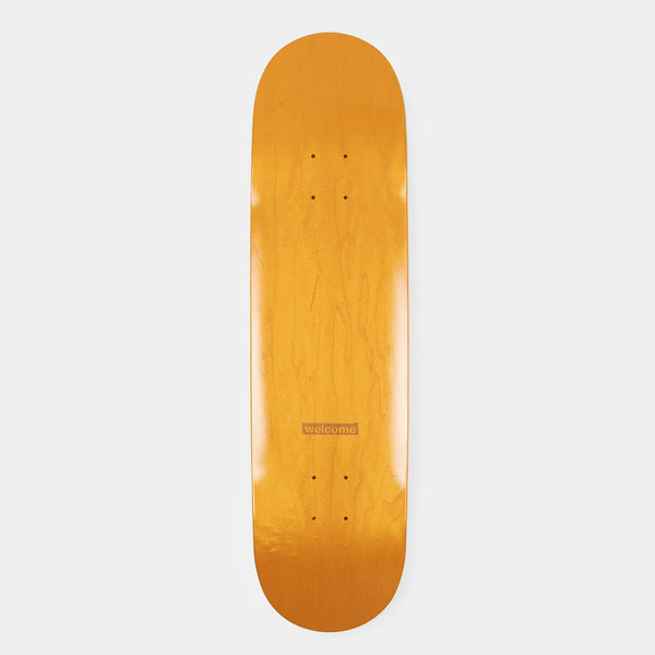 Welcome Skate Store - 8.125” Laser Skateboard Deck - Orange