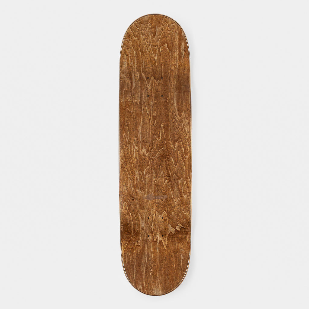 Welcome Skate Store 8.5" Chainsaw White And Brown Skateboard Deck Top Ply