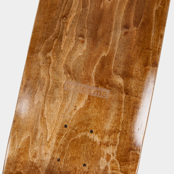 Welcome Skate Store - 8.5” Laser Skateboard Deck - Brown
