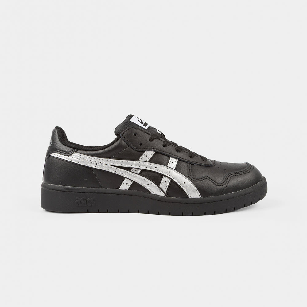 ASICS Skateboarding Black Leather With Silver Detail Japan Pro Skate Shoes