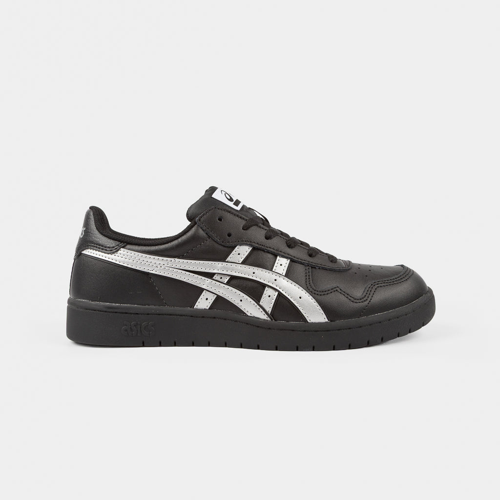 ASICS Skateboarding Black Leather With Silver Detail Japan Pro Skate Shoes