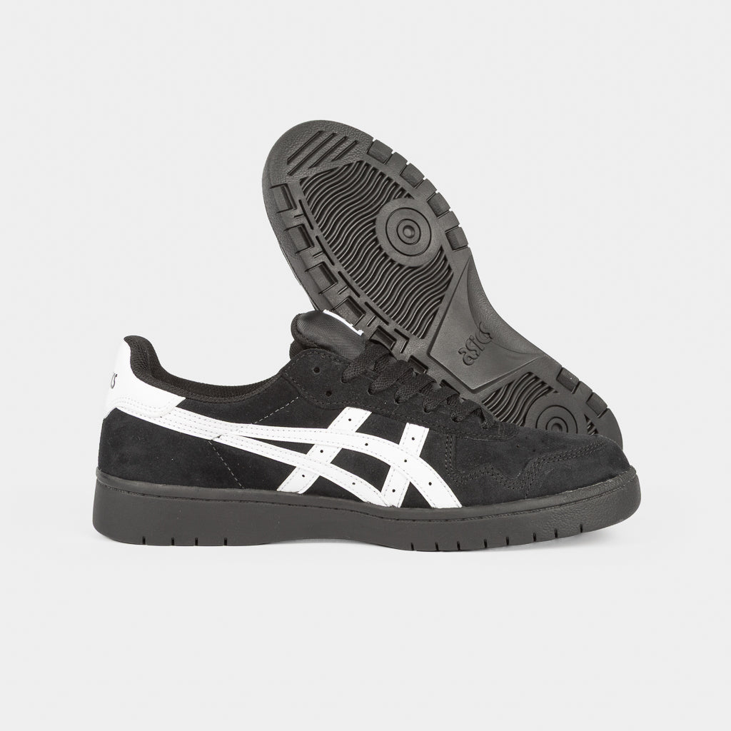 Black Suede ASICS Skateboarding Japan Pro Skate Shoes with White Detail
