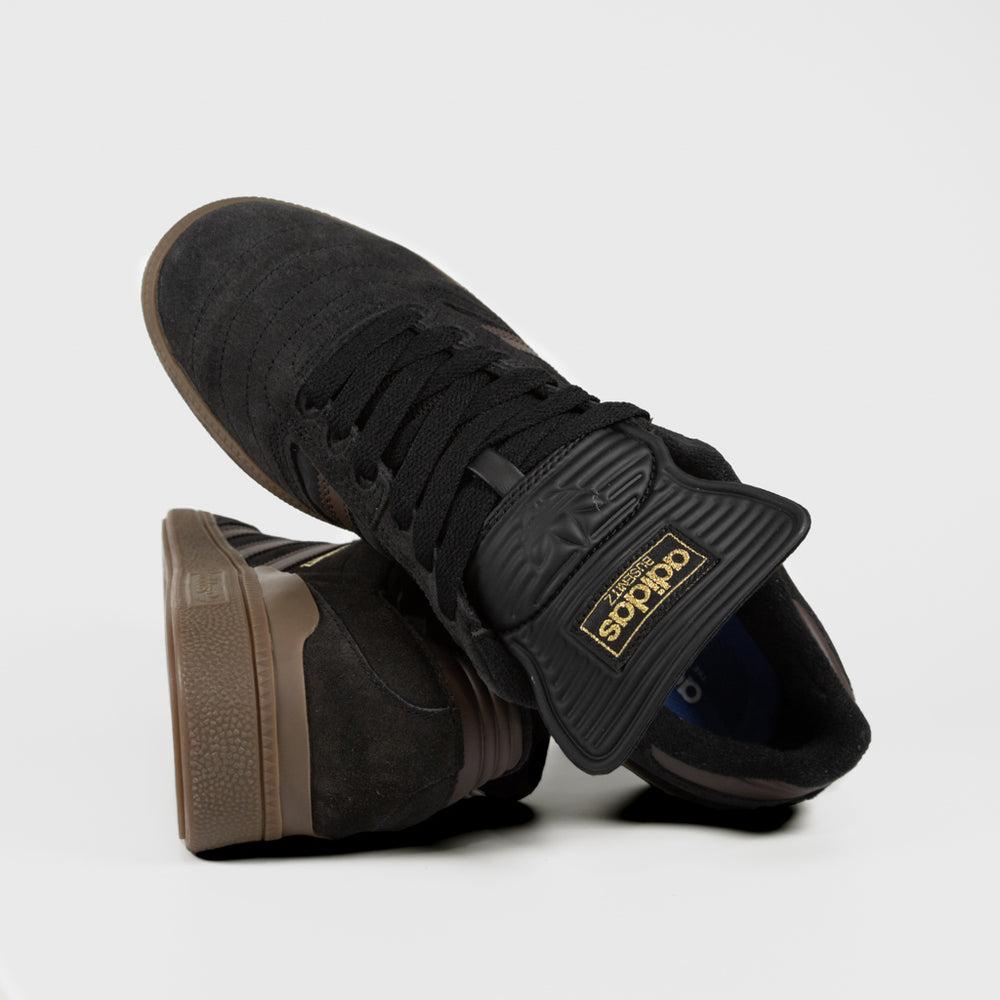 Adidas Skateboarding Black Brown And Gum Busenitz Shoes