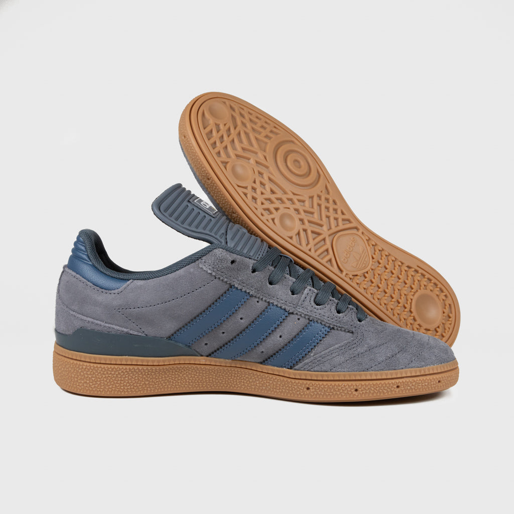 Adidas Skateboarding Onix Blue And Gum Busenitz Shoes