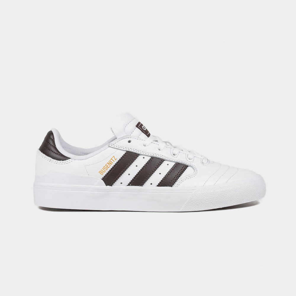 Adidas Skateboarding White Leather Busenitz Vulc 2 Shoes 