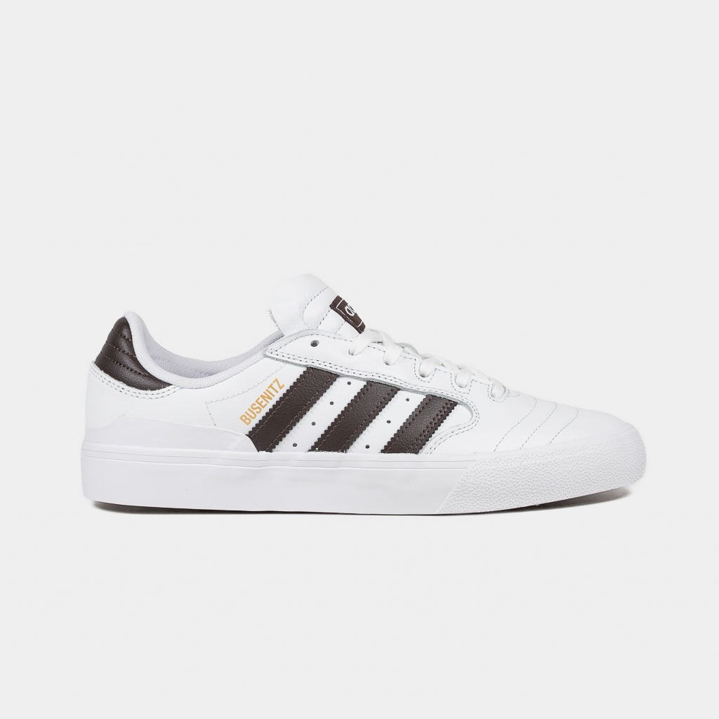 Adidas Skateboarding White Leather Busenitz Vulc 2 Shoes 