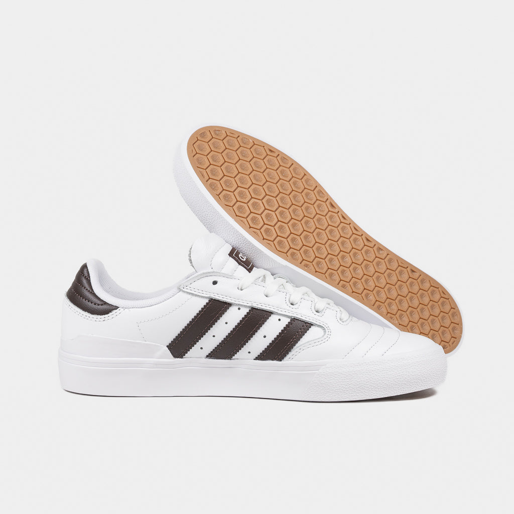 Adidas Skateboarding White Leather Busenitz Vulc 2 Shoes 