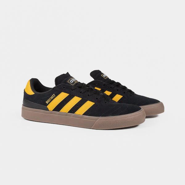 Adidas Skateboarding - Busenitz Vulc 2 Shoes - Core Black / Preloved Yellow / Gum 4