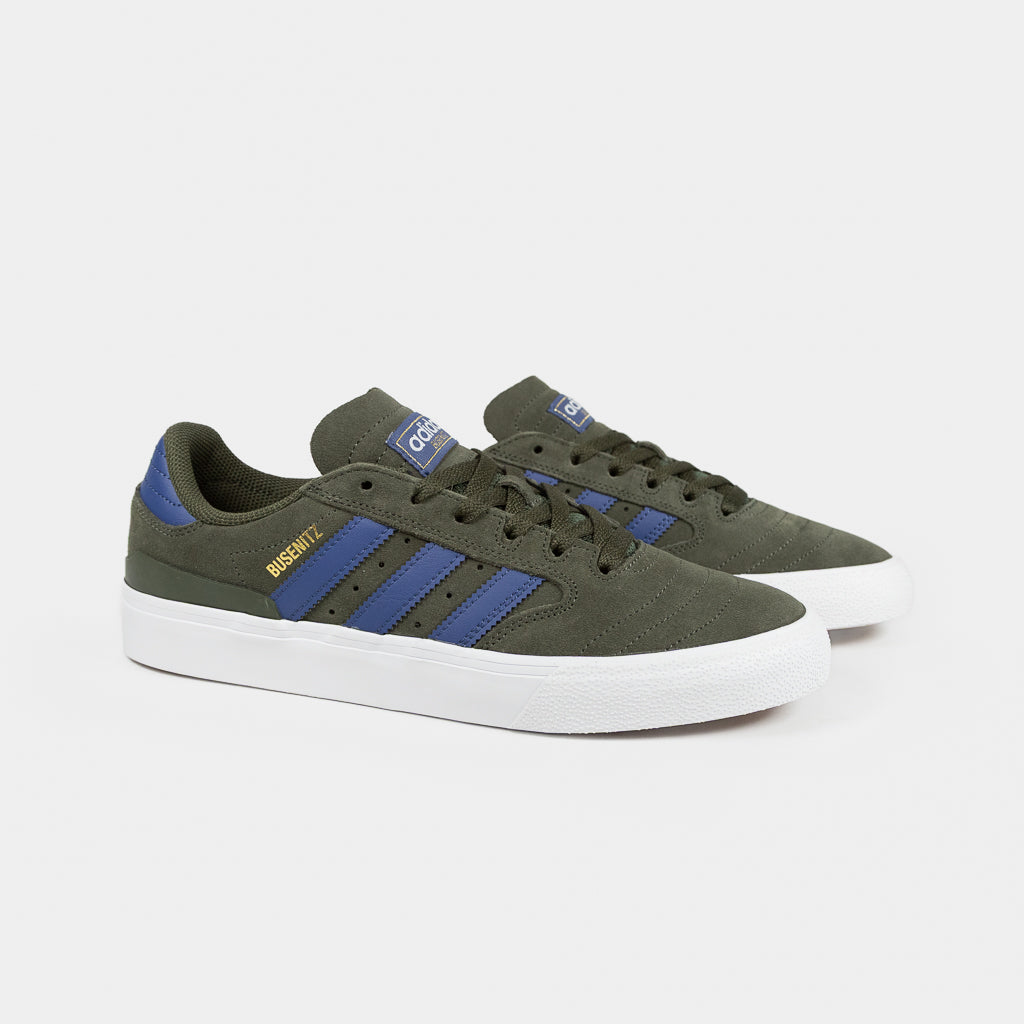 Night Cargo Green Suede Adidas Skateboarding Busenitz Vulc 2 Shoes