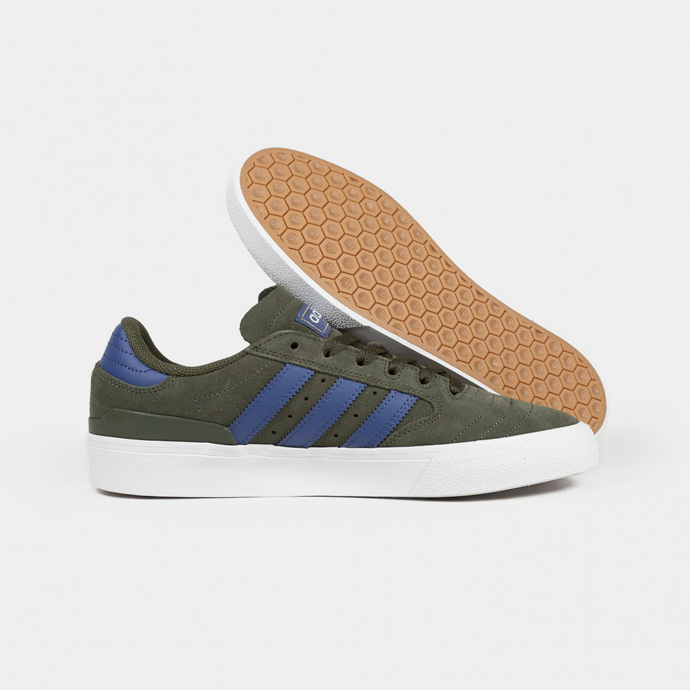 Night Cargo Green Suede Adidas Skateboarding Busenitz Vulc 2 Shoes
