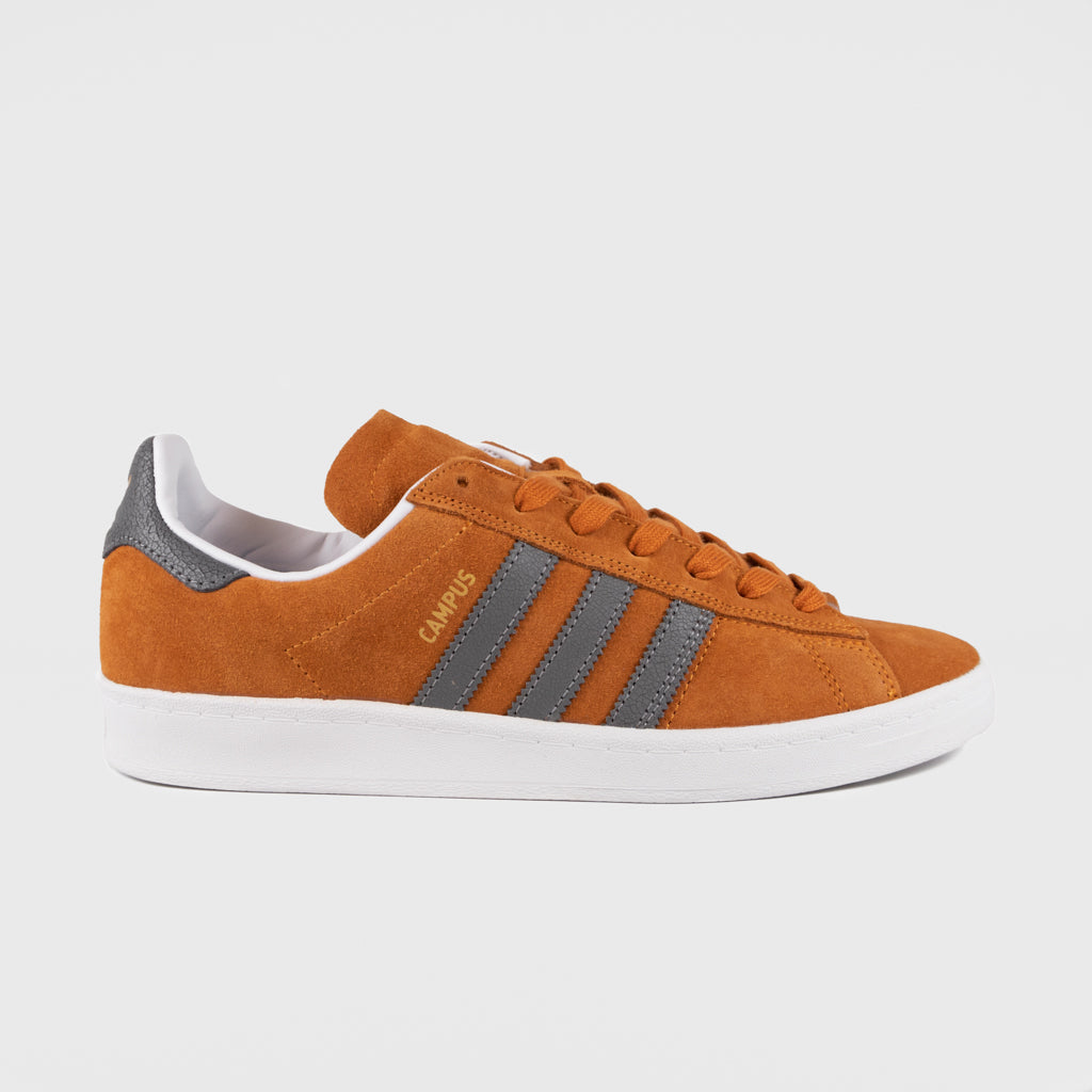 Adidas Skateboarding - Campus ADV Shoes - Rust Orange / Grey Four