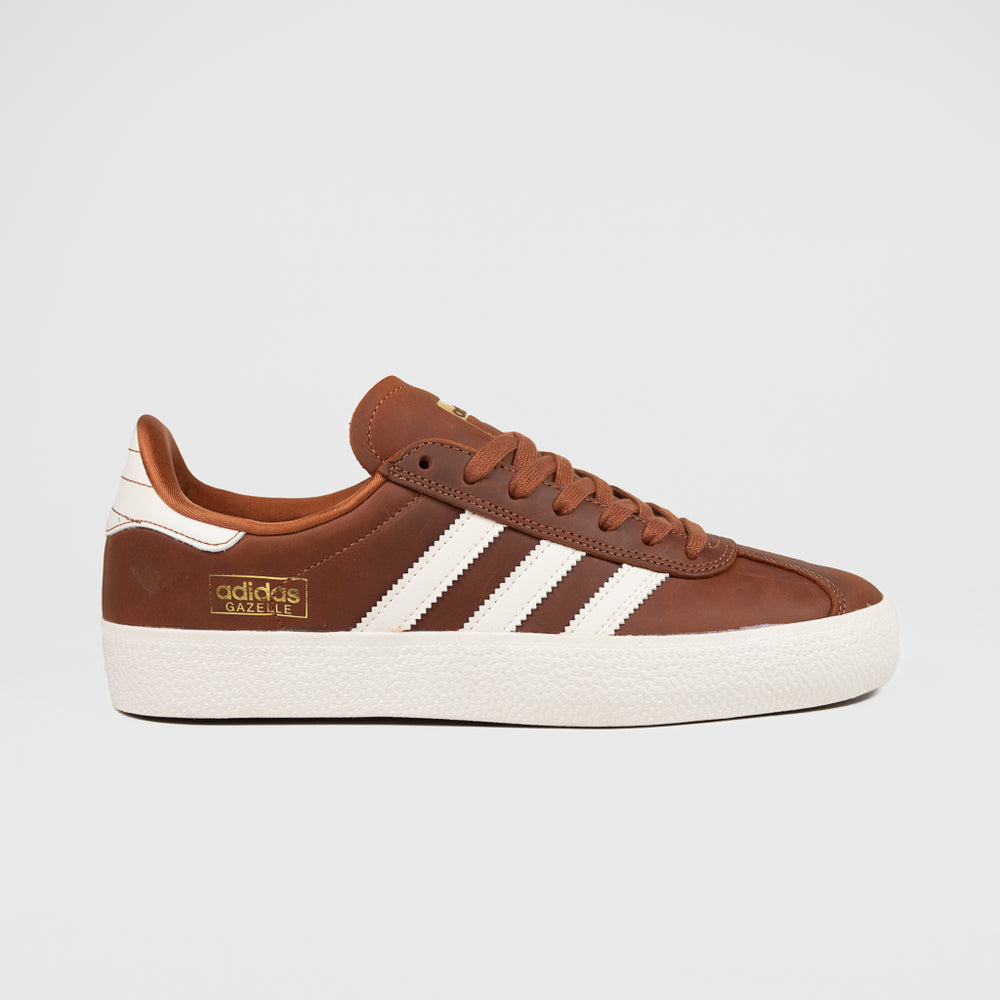Adidas Skateboarding Dusky Bronze Waxed Leather Gazelle ADV Shoes 