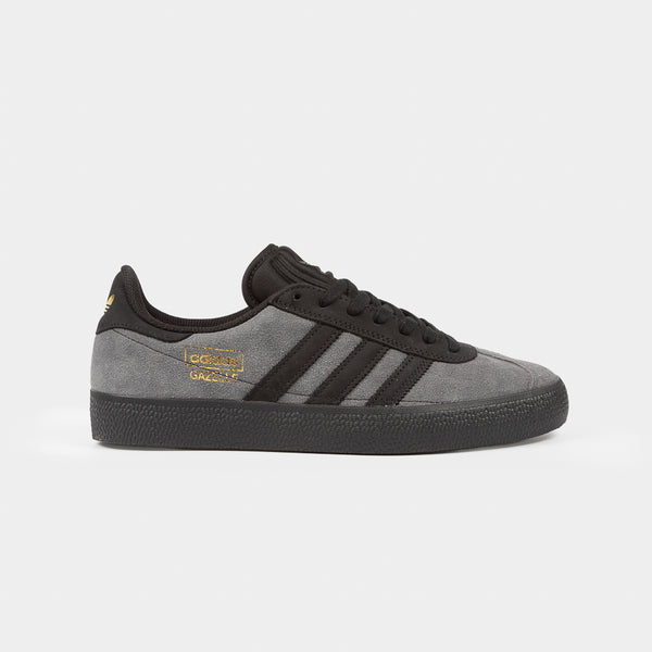 Adidas Skateboarding - Gazelle ADV Shoes - Grey Six / Core Black / Gold Metallic