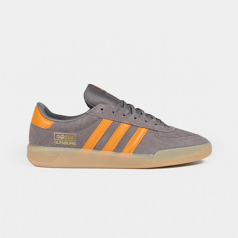 Adidas Skateboarding Charcoal And Gum Glenburn Shoes 