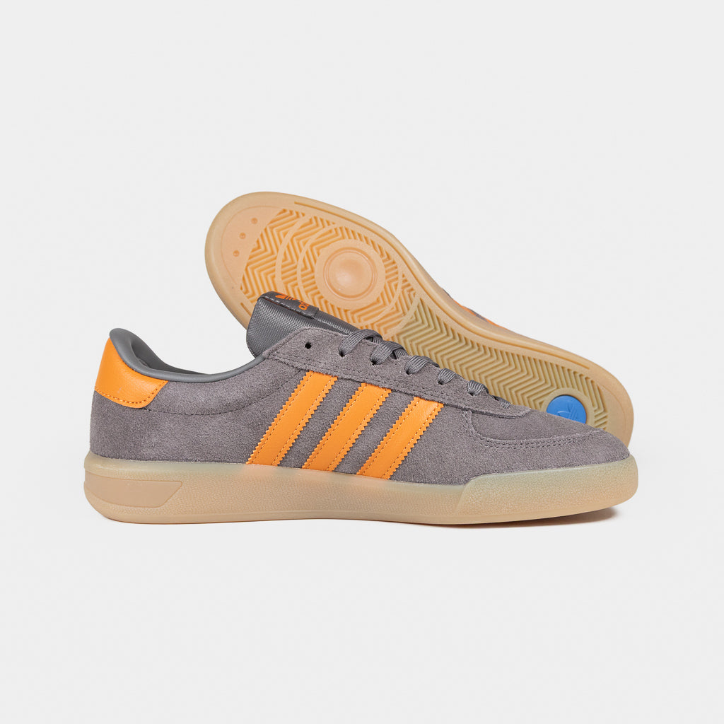 Adidas Skateboarding Charcoal And Gum Glenburn Shoes 