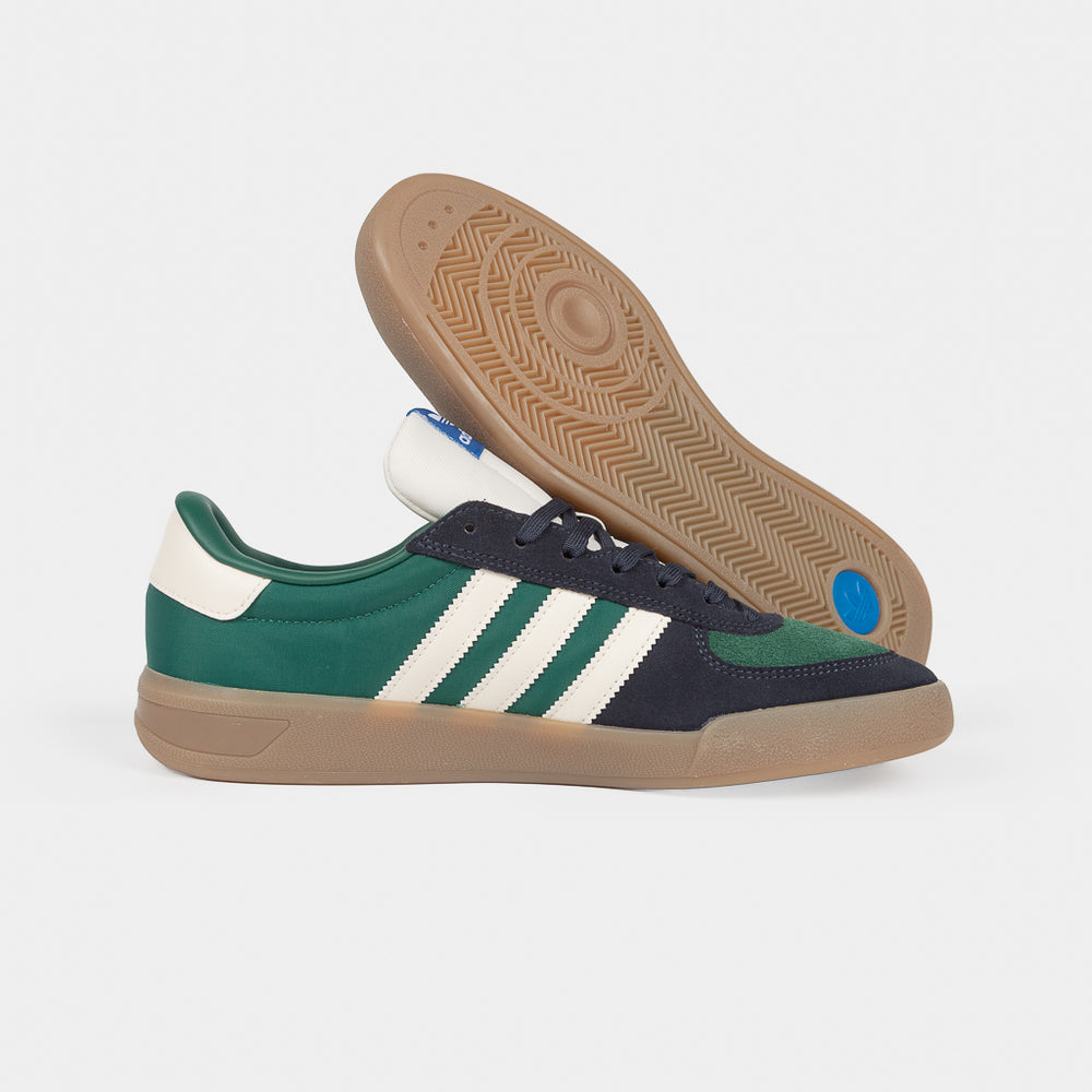 Adidas Skateboarding Collegiate Green And Legend Ink Glenburn Skate Shoes With A Gum Sole