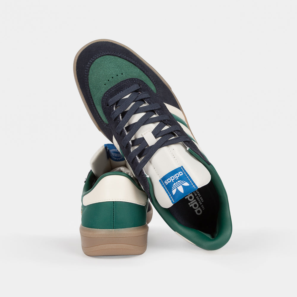 Adidas Skateboarding Collegiate Green And Legend Ink Glenburn Skate Shoes With A Gum Sole