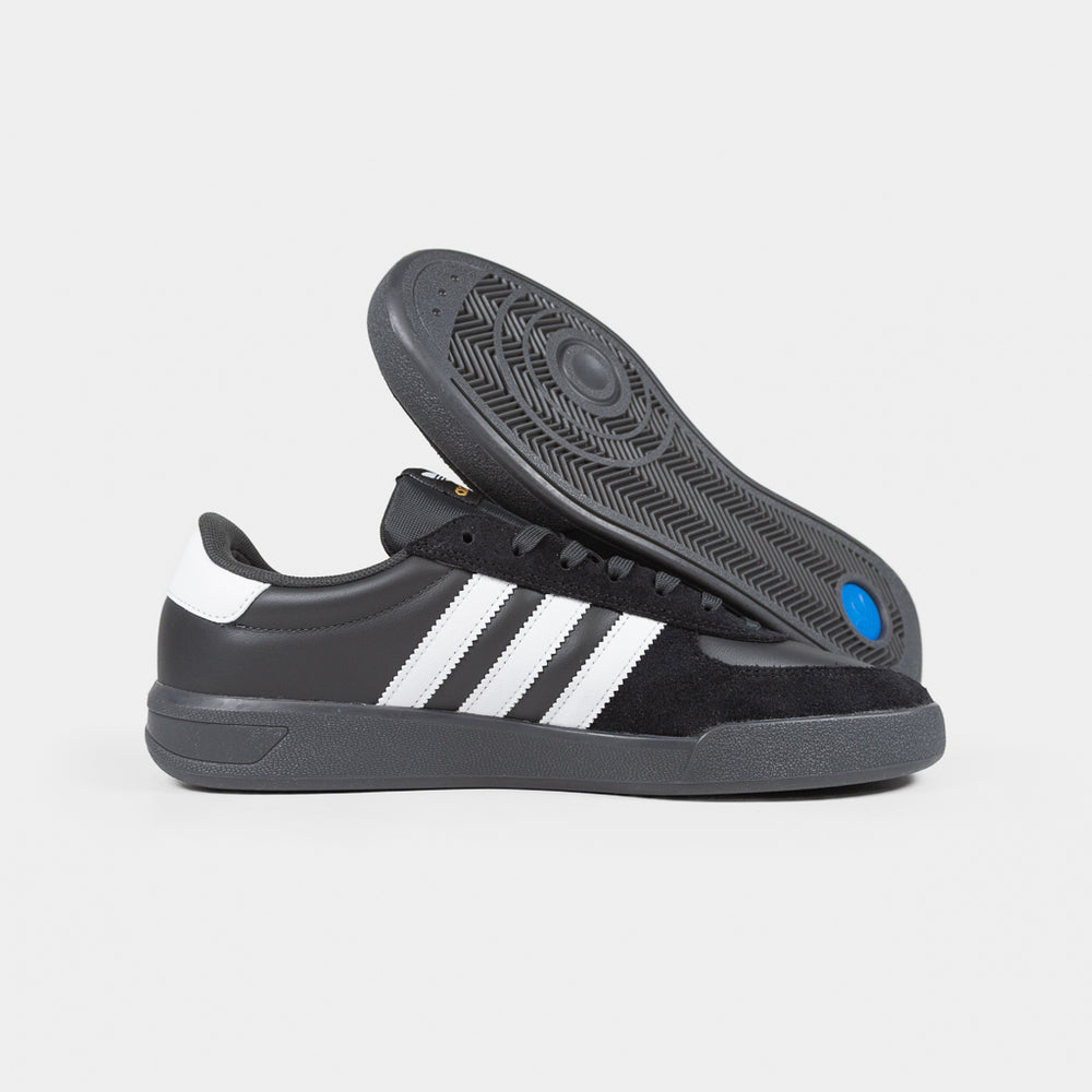 Adidas Skateboarding Black And White Glenburn Shoes