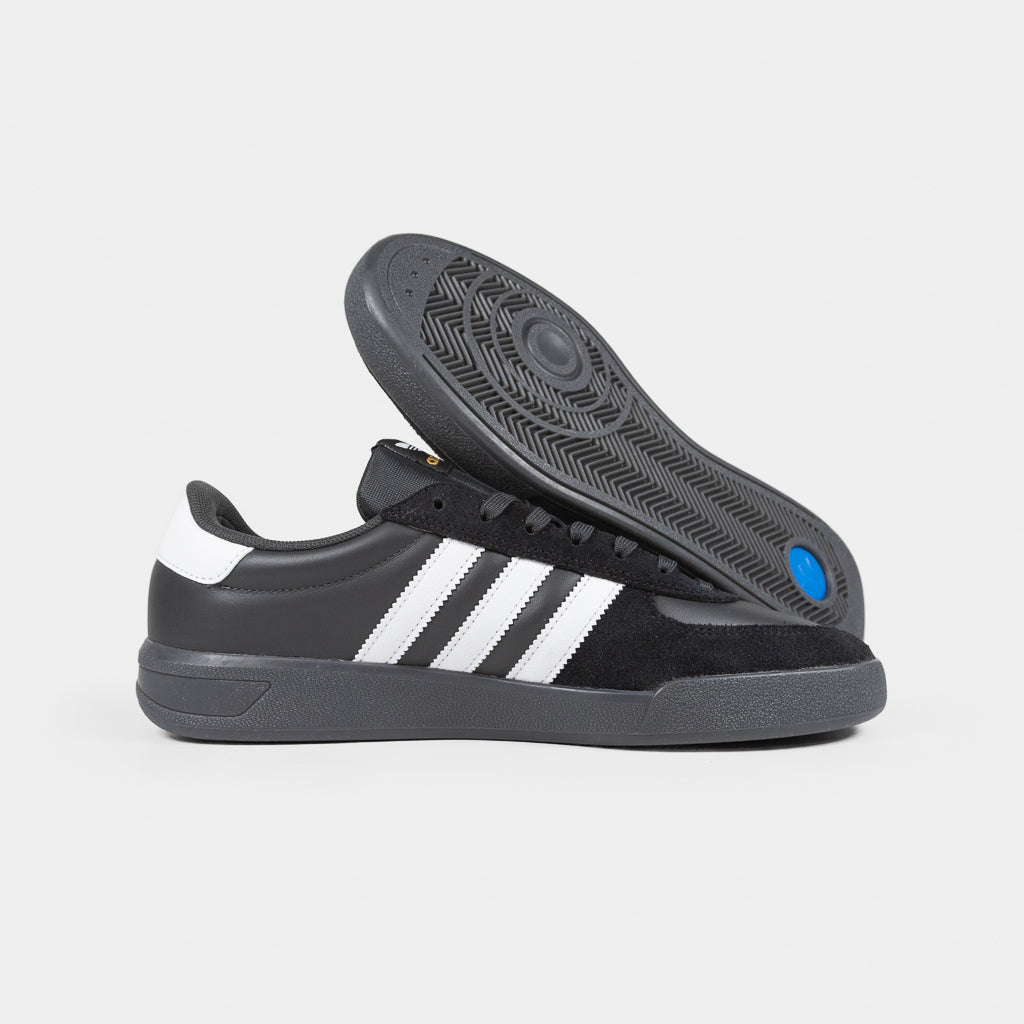 Adidas Skateboarding Black And White Glenburn Shoes