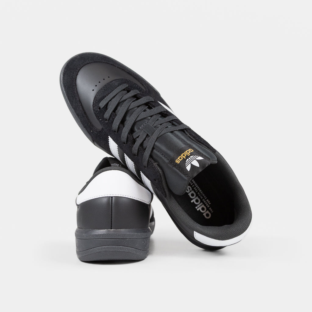 Adidas Skateboarding Black And White Glenburn Shoes
