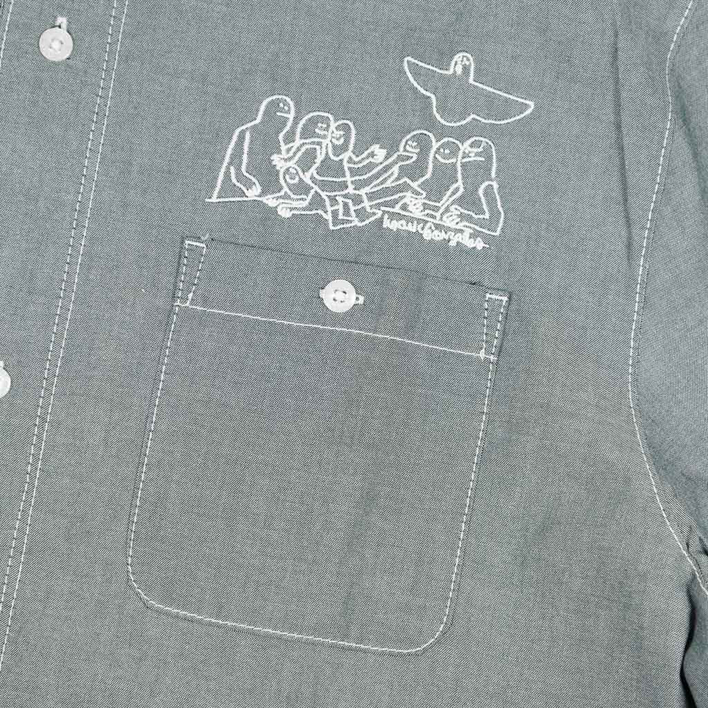 Adidas Skateboarding Mark Gonzales Aurora Ivy Longsleeve Shirt Embroidery