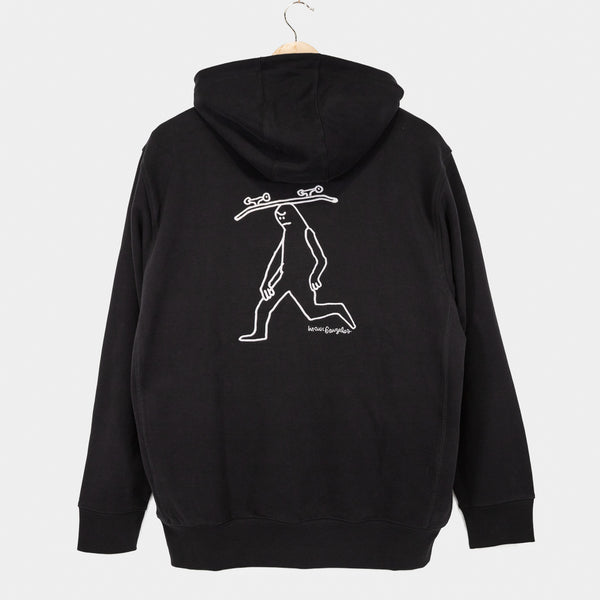 Adidas Skateboarding - Mark Gonzales Skate Head Hooded Sweatshirt - Black / Aurora Ivy