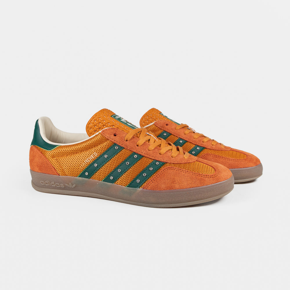 Adidas Skateboarding and Hardies Rust Orange Gazelle Indoor Shoes