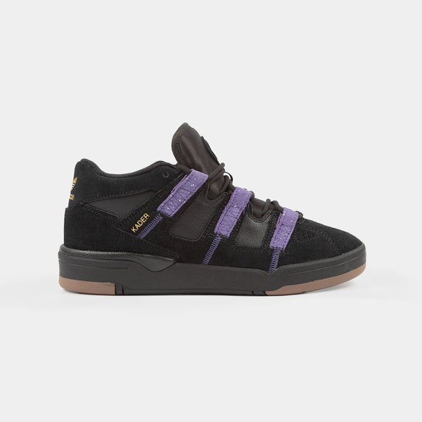 Adidas Skateboarding - Kader Shoes - Core Black / Collegiate Purple / Gold Metallic