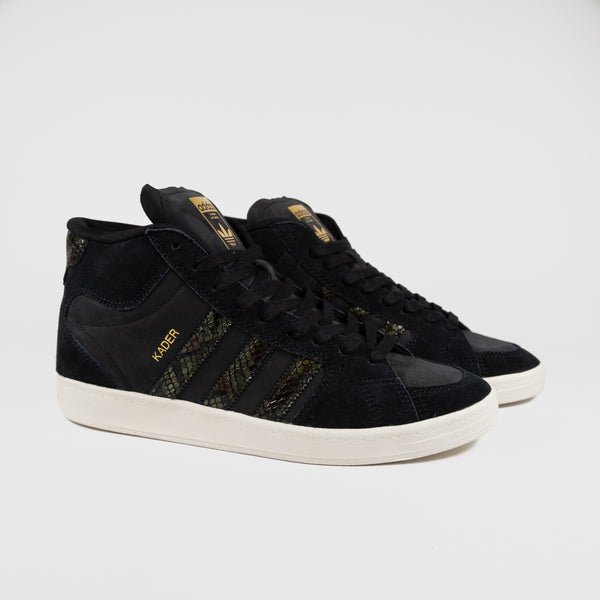 Adidas Skateboarding - Kader Superskate Shoes - Core Black / Snake / Off White