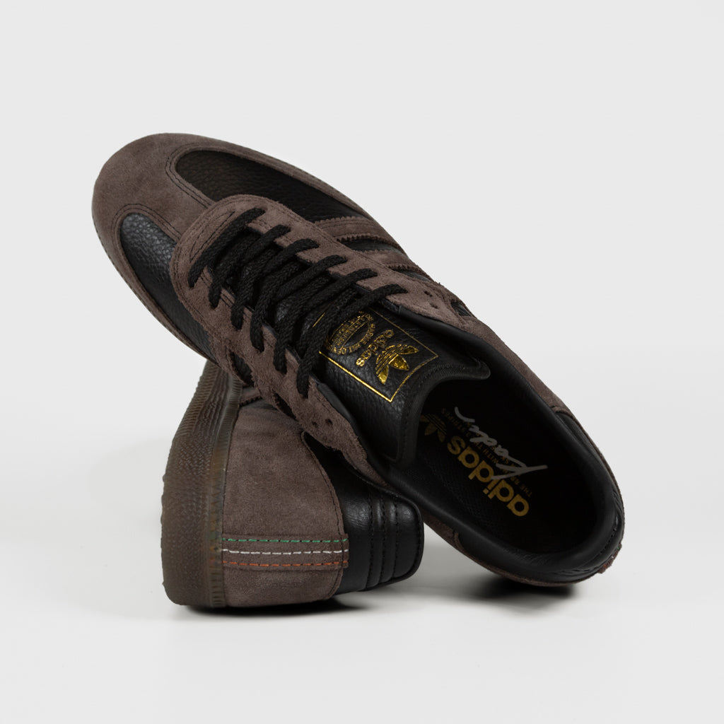 Adidas Skateboarding - Kader Samba ADV Shoes - Core Black / Brown / Welcome Skate Store Adidas Skateboarding - Kader Samba ADV Shoes - Core Black / Brown / Welcome Skate Store