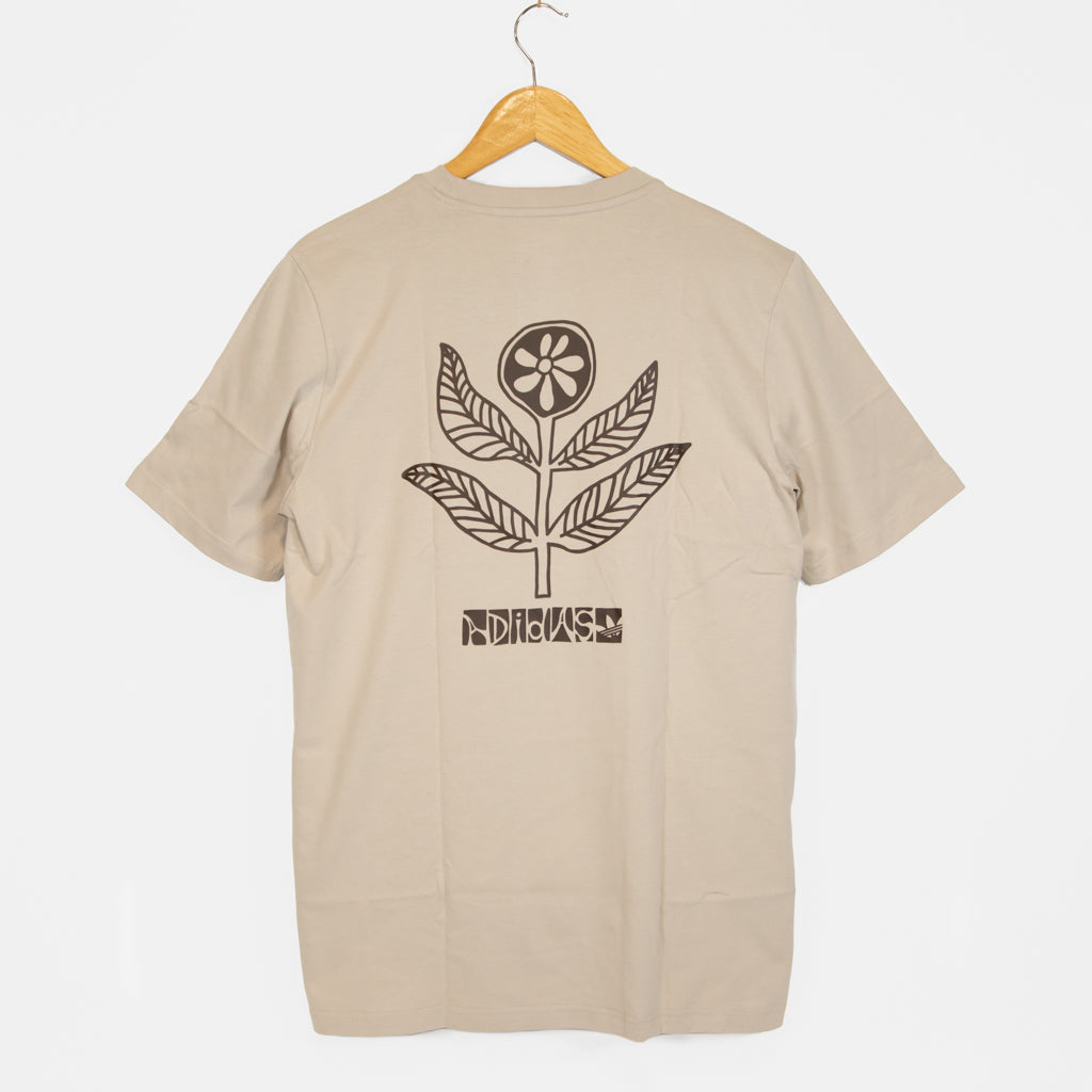 Adidas Skateboarding Liisa Chisholm Beige Flower T-Shirt 