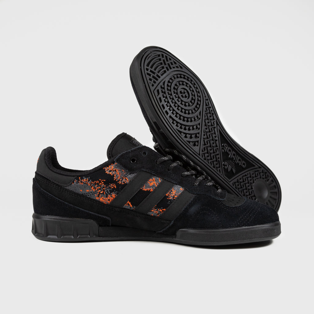 Adidas Skateboarding Black And Orange Mike Arnold Handball Top Shoes