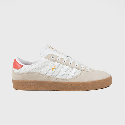 Adidas Skateboarding - Puig Indoor Shoes - Wonder White / Cloud White / Gum