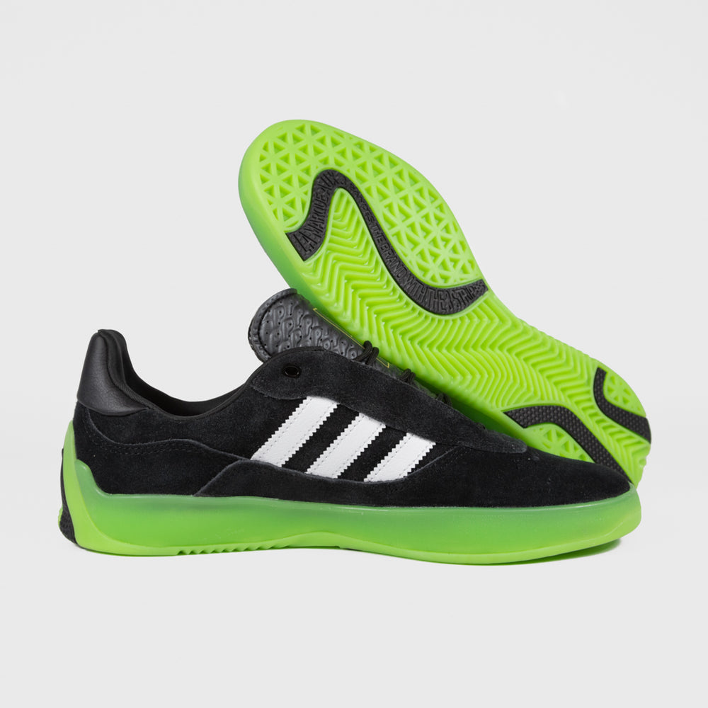 Adidas Skateboarding Black And Green Puig Shoes