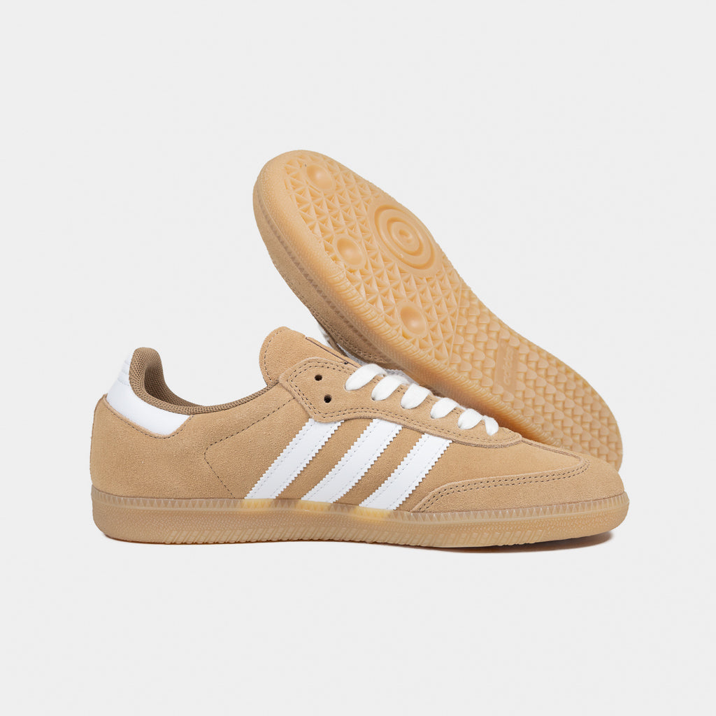 Adidas Skateboarding Cardboard Tan Brown Samba ADV Shoes