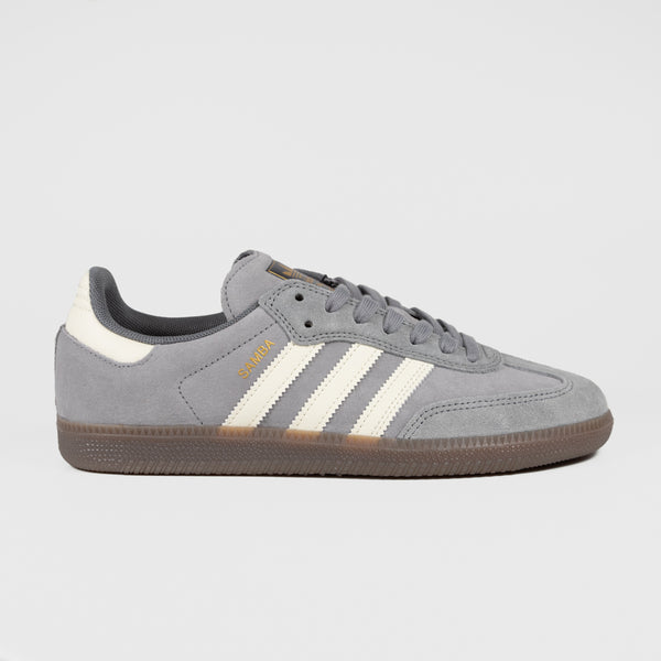Adidas Skateboarding - Samba ADV Shoes - Grey Four / Cream White / Grey Three